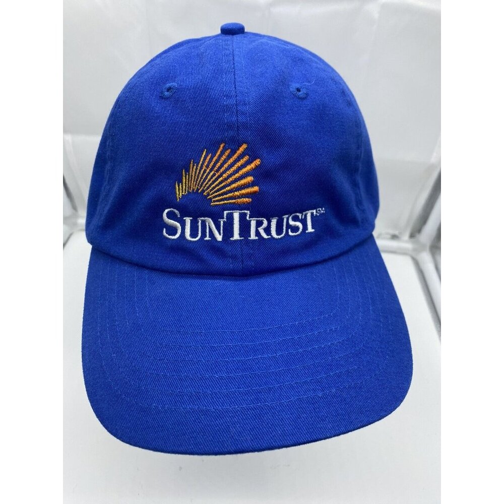SunTrust Blue Baseball Hat Cap Adjustable Strap-back Headshots KC Caps